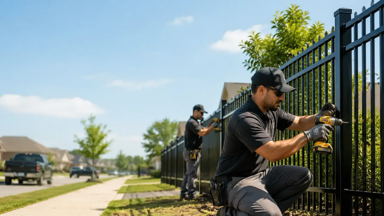 Metal Fence Installation in Lumberton, TX